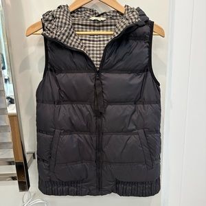 Lululemon reversible puffy vest with hood sz 8